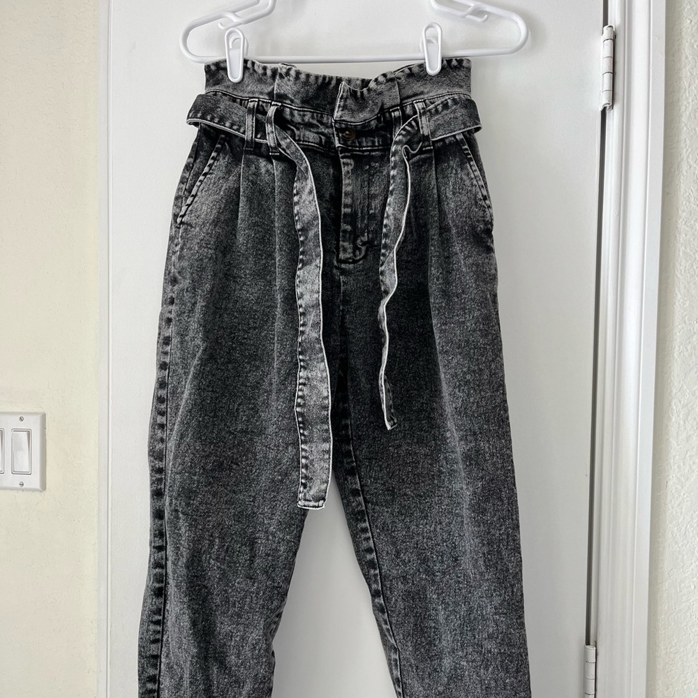 Who What Wear paper bag denim Sz 2